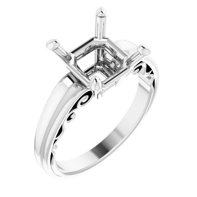 Sculptural Solitaire Ring