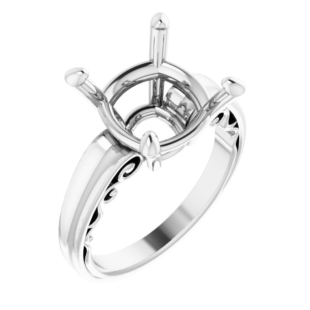 Sculptural Solitaire Ring