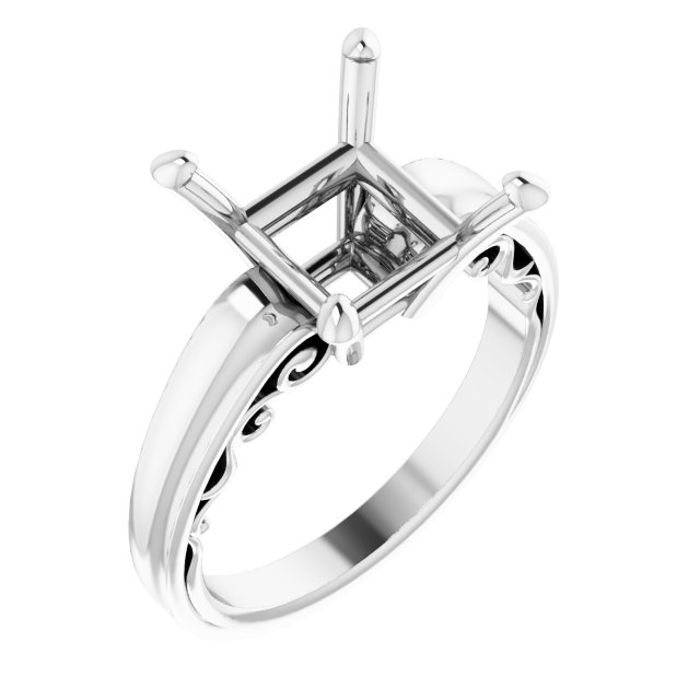 Sculptural Solitaire Ring