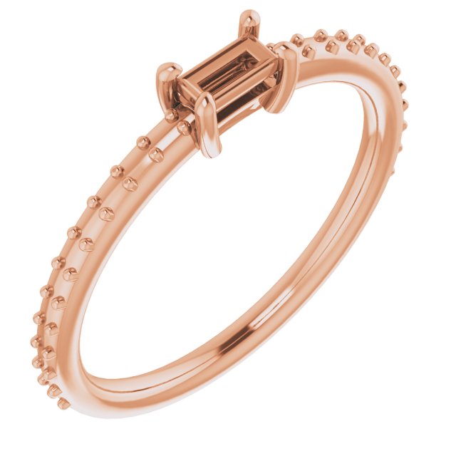 Accented Stackable Ring
