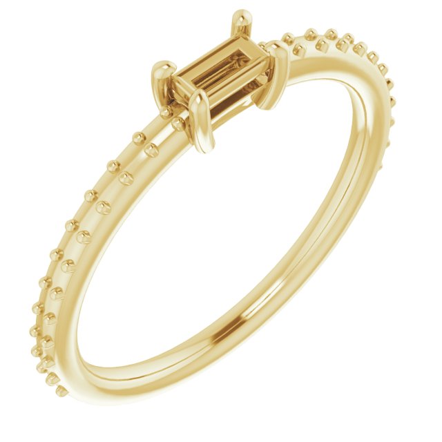 Accented Stackable Ring