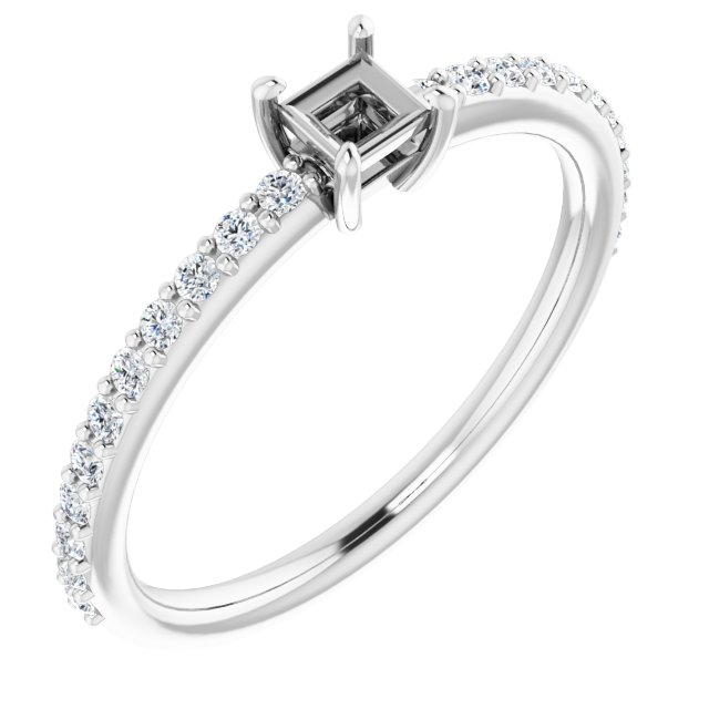 14k White Gold