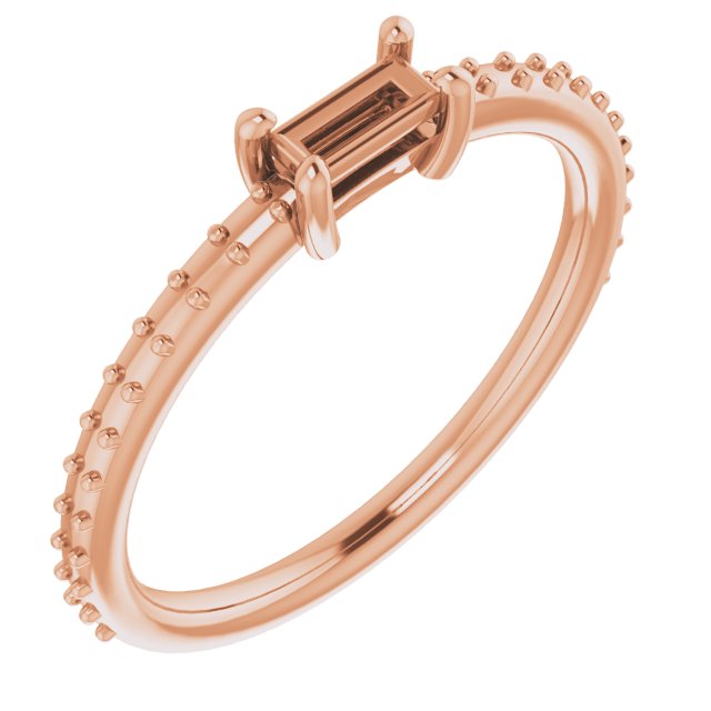 Accented Stackable Ring