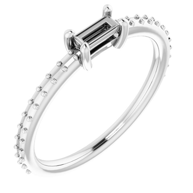 Accented Stackable Ring