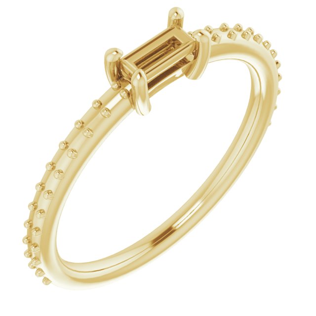 Accented Stackable Ring
