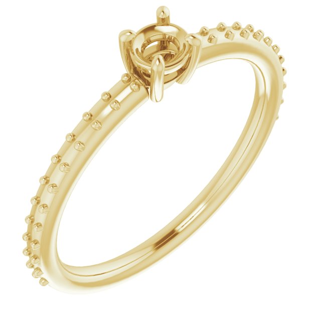 Accented Stackable Ring