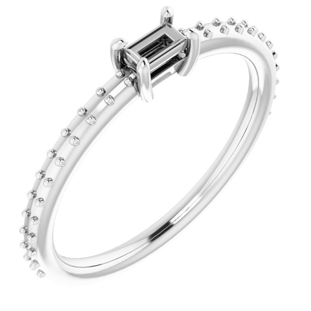 Accented Stackable Ring