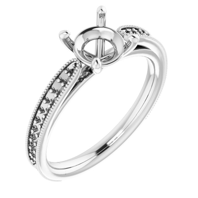 Accented Engagement Ring