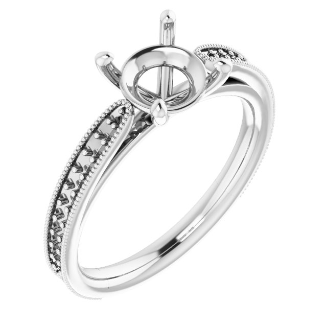 Accented Engagement Ring