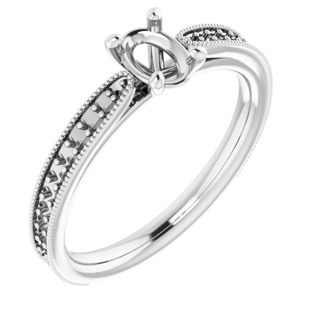 Accented Engagement Ring