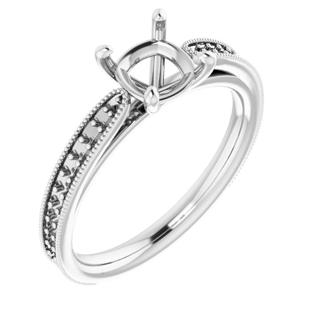 Accented Engagement Ring