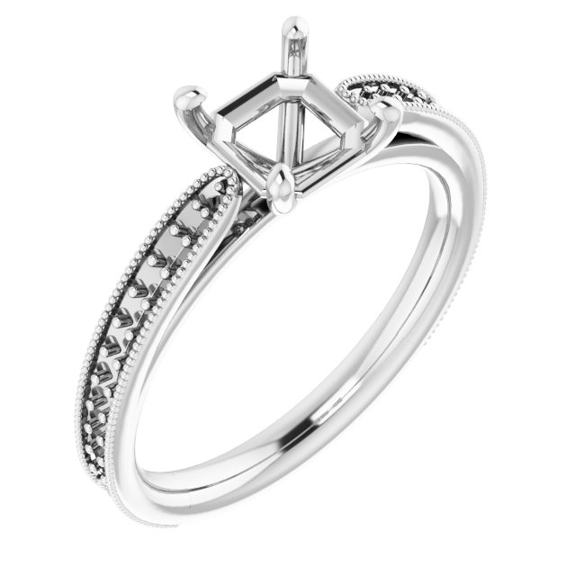 Accented Engagement Ring