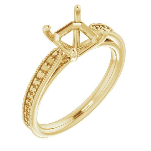 Accented Engagement Ring