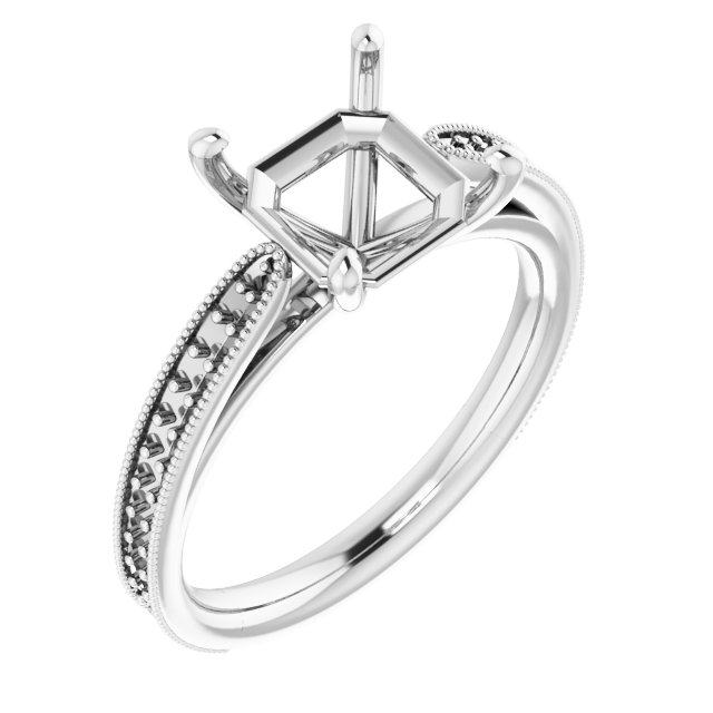 Accented Engagement Ring