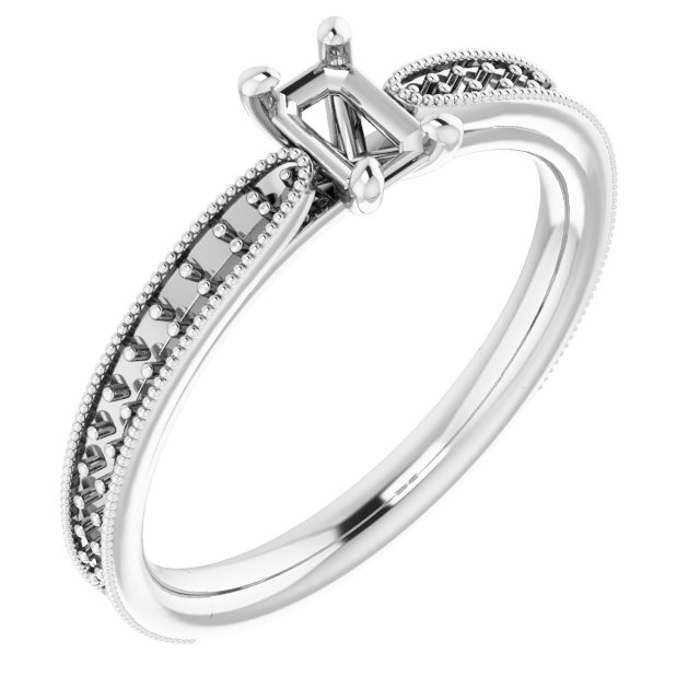 Accented Engagement Ring
