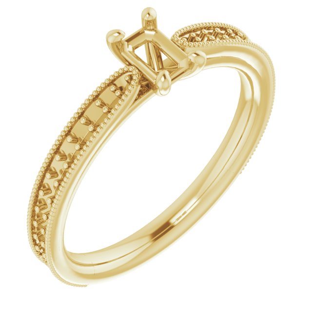 Accented Engagement Ring