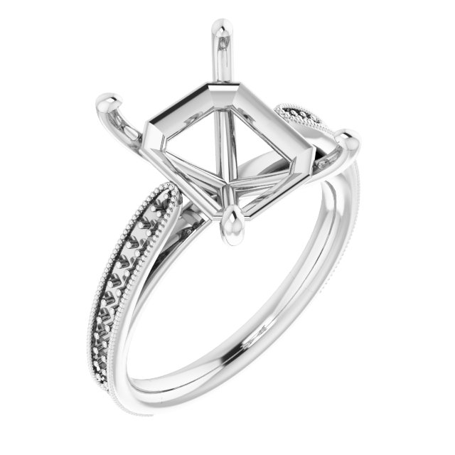 Accented Engagement Ring