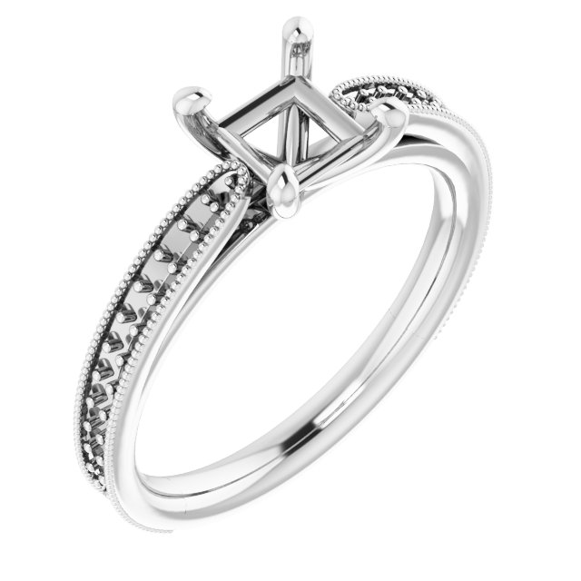 Accented Engagement Ring