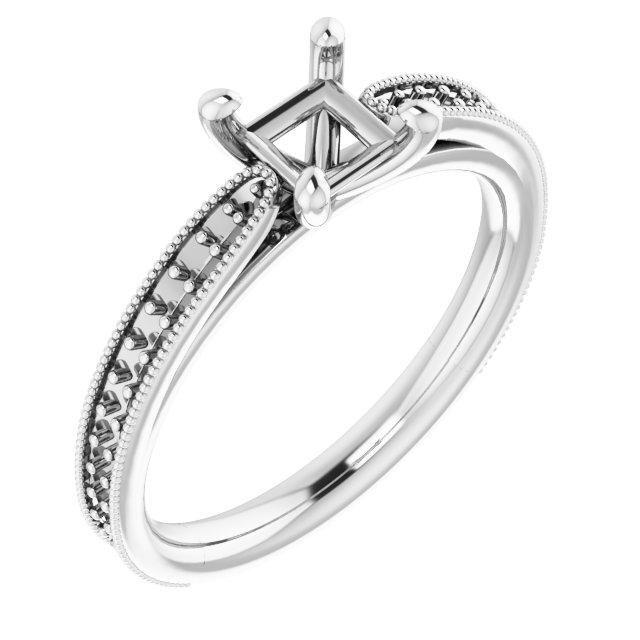 Accented Engagement Ring
