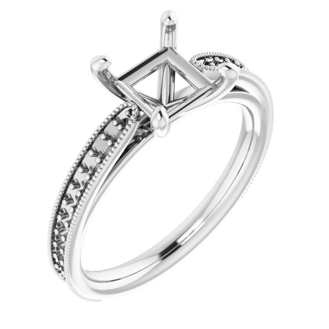 Accented Engagement Ring
