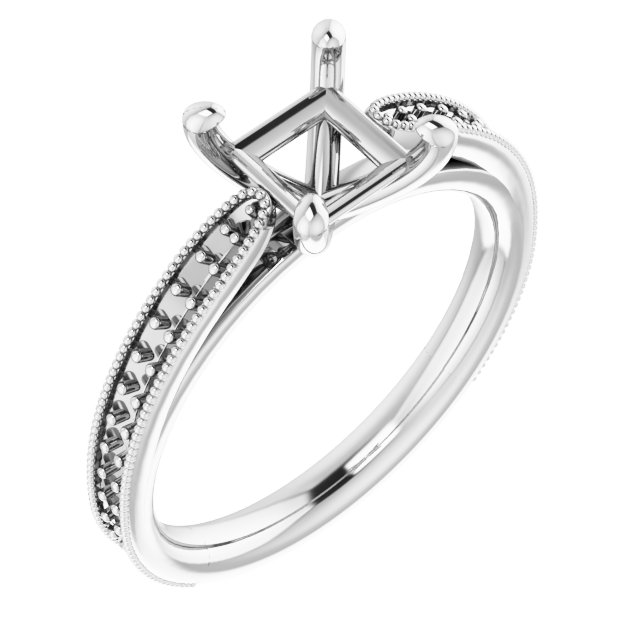 Accented Engagement Ring