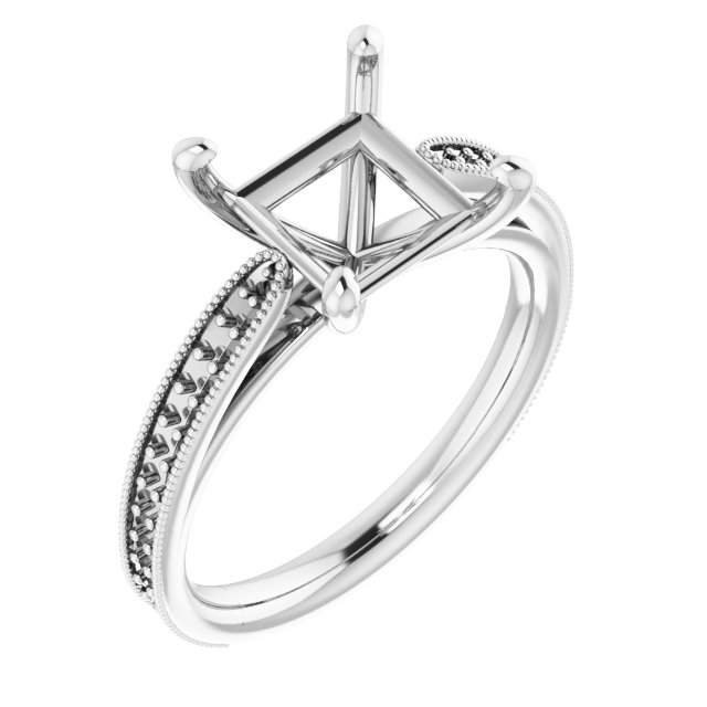 Accented Engagement Ring