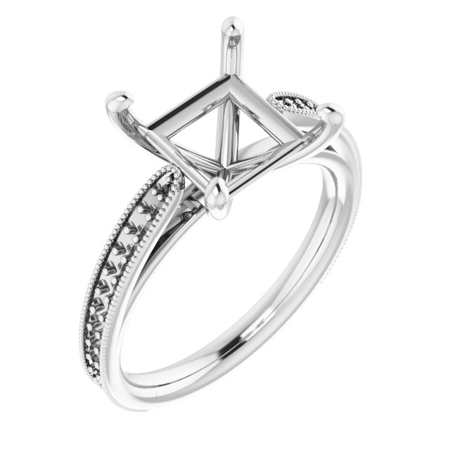 Accented Engagement Ring