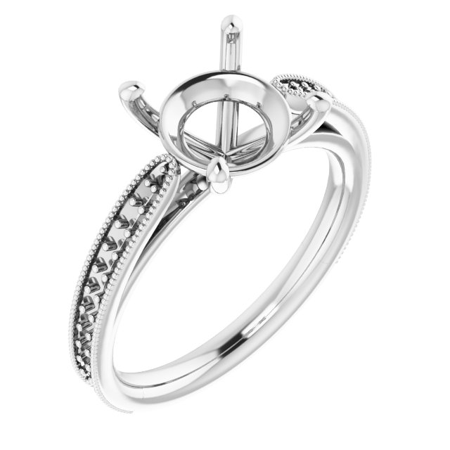Accented Engagement Ring