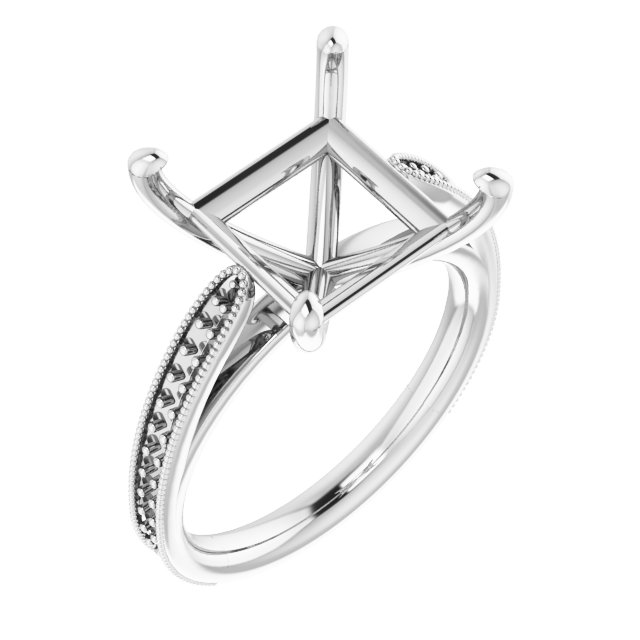 Accented Engagement Ring