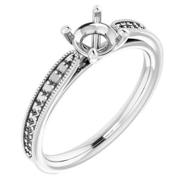 Accented Engagement Ring