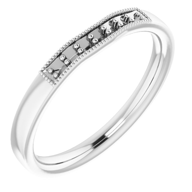 Band Mounting for 11x9 mm Emerald Ring