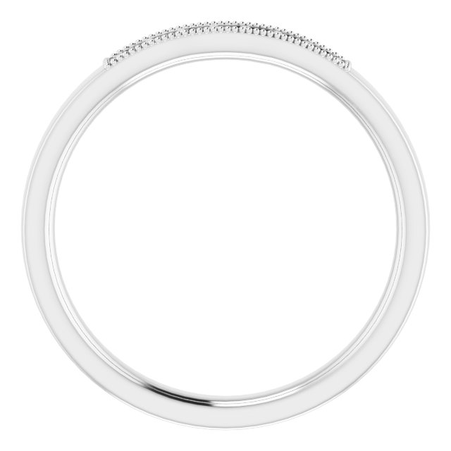 Band Mounting for 11x9 mm Emerald Ring view 2