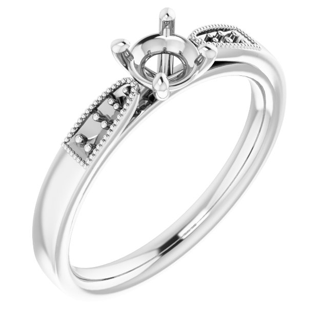Accented Engagement Ring