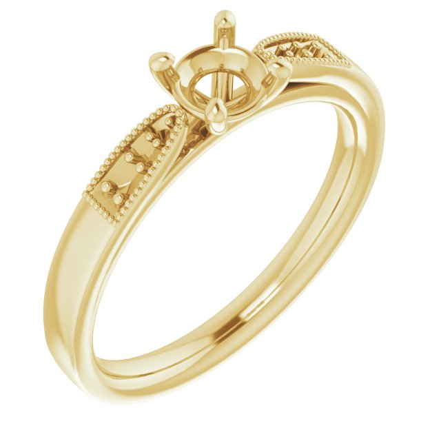 Accented Engagement Ring
