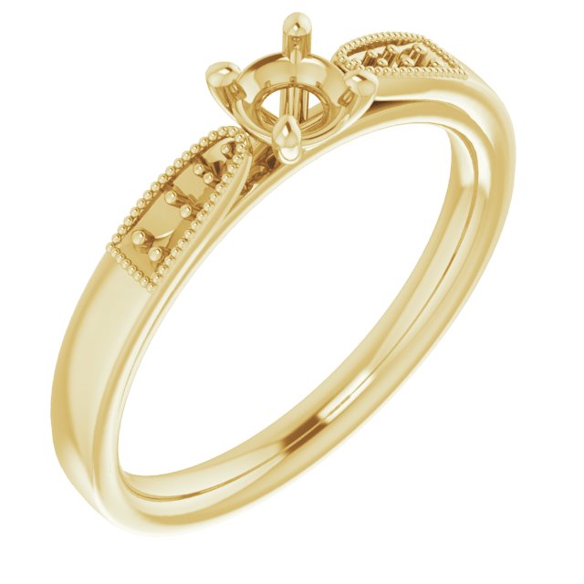 Accented Engagement Ring