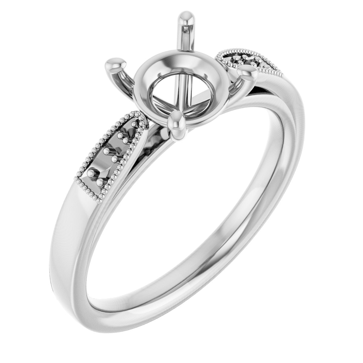 Accented Engagement Ring