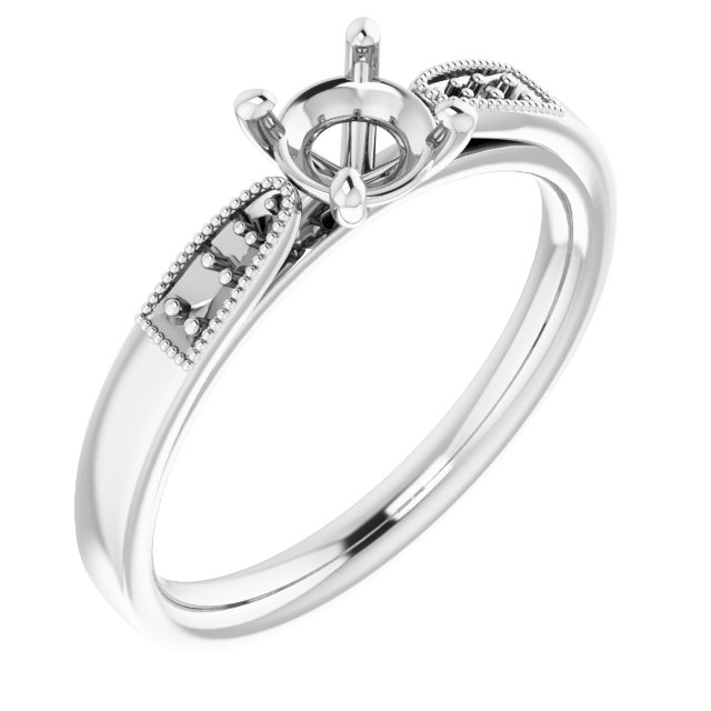 Accented Engagement Ring