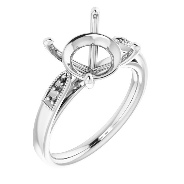 Accented Engagement Ring