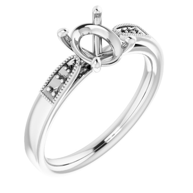 Accented Engagement Ring