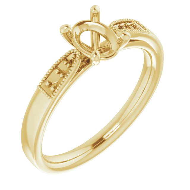 Accented Engagement Ring