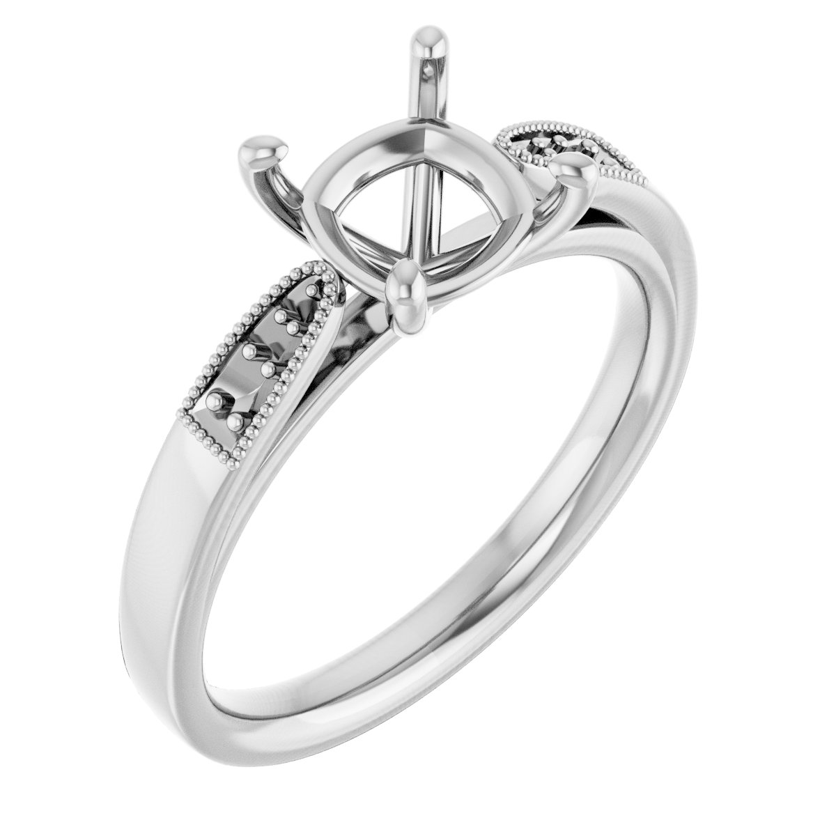 Accented Engagement Ring