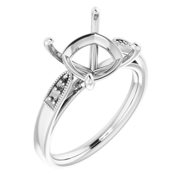 Accented Engagement Ring
