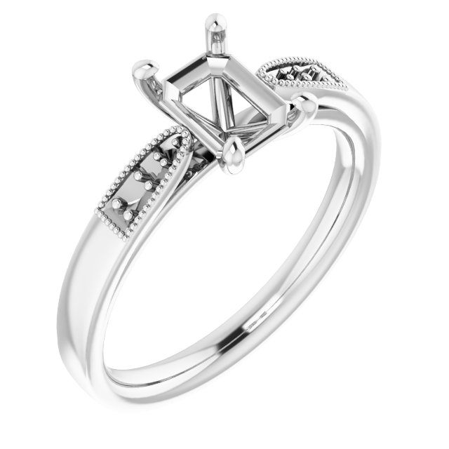Accented Engagement Ring