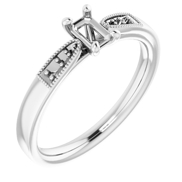 Accented Engagement Ring