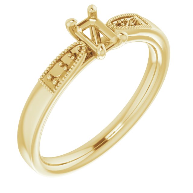 Accented Engagement Ring