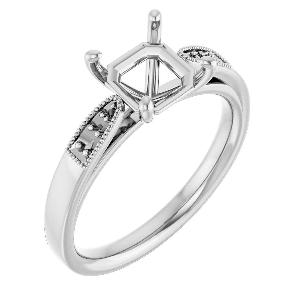 Accented Engagement Ring