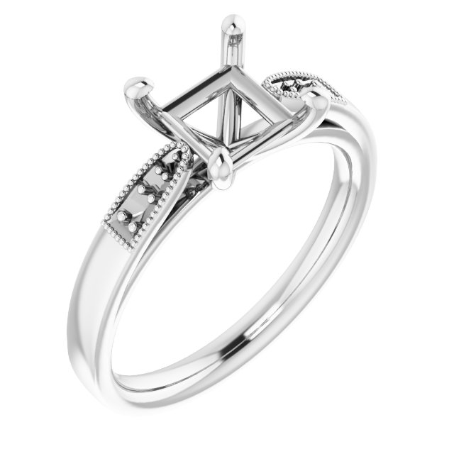 Accented Engagement Ring