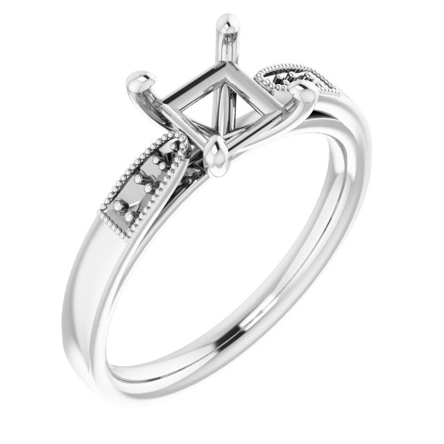 Accented Engagement Ring