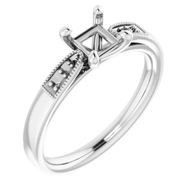 Accented Engagement Ring
