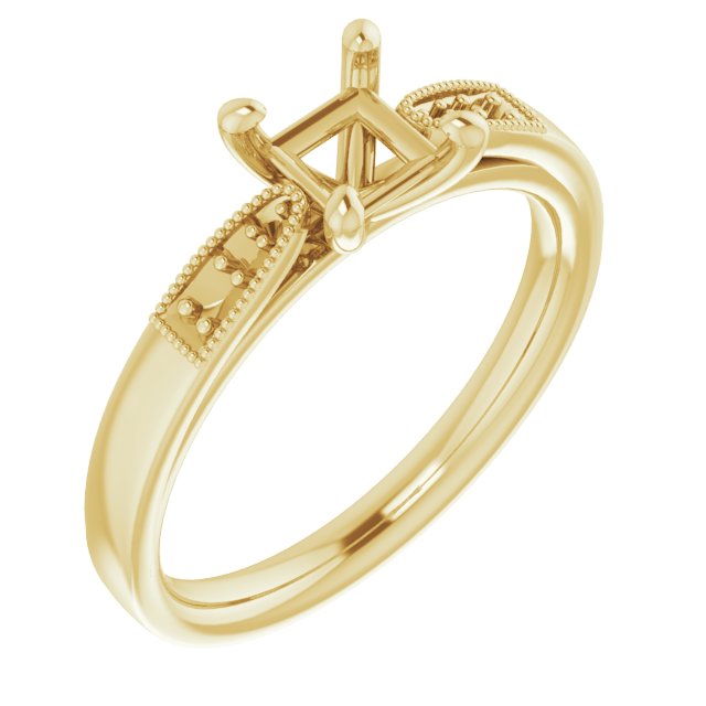 Accented Engagement Ring
